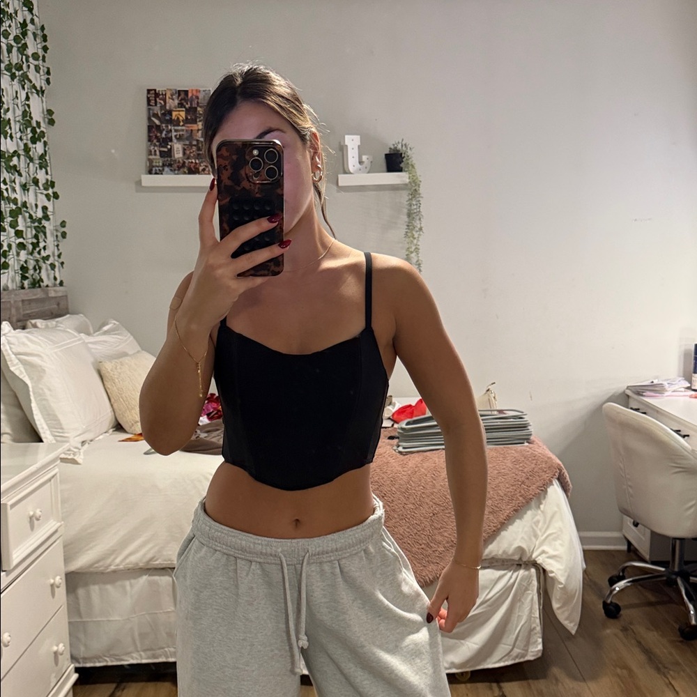 Gilly Hicks Black Crop Top